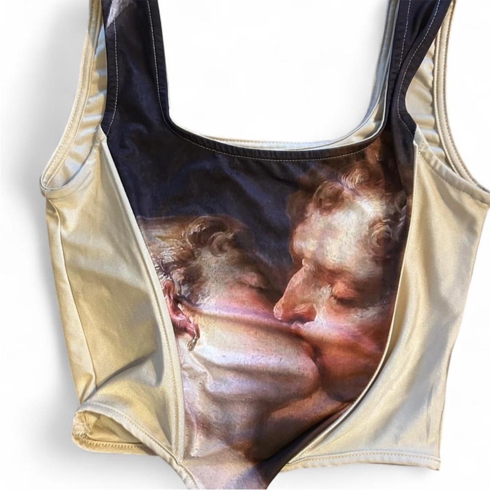 Artistic Print Bodysuit